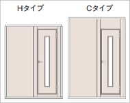 HタイプとCタイプ