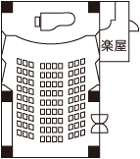 宮地楽器小金井店さくらホール座席表