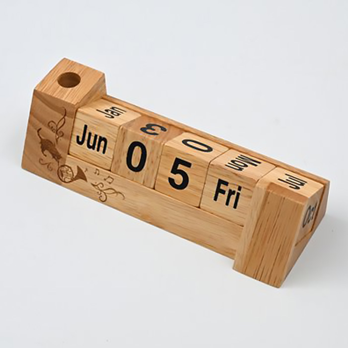 木製カレンダー（シャノワール）