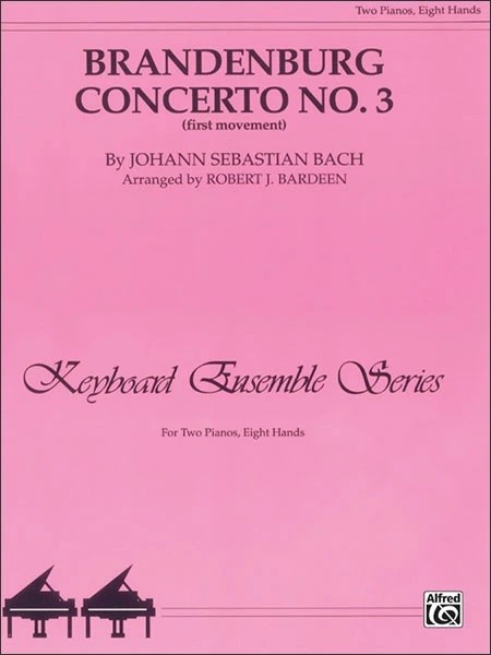 輸入　ブランデンブルク協奏曲　第3番　第1楽章　(2P8H)　Brandenburg Concerto No. 3 (First Movement) /Johann Sebastian Bach