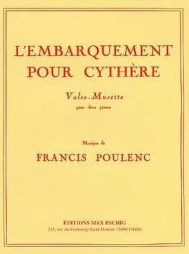 輸入　シテール島への船出(2P4H)　L’Embarquement pour Cythere /Francis Poulenc