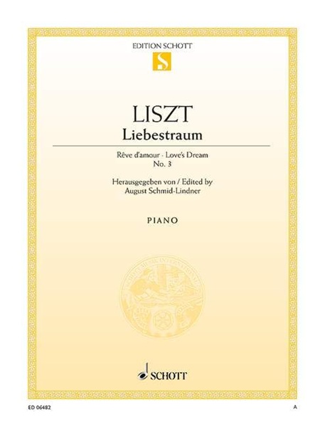 輸入　愛の夢　第3番　(ピアノソロ)　Liebestraum No. 3 in Ab Major (Love’s Dream) /Franz Liszt