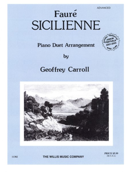 輸入　シシリエンヌ　（１Ｐ４Ｈ）　Sicilienne /Gabriel Faure