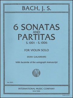 輸入　バイオリンソロ　ソナタとパルティータ　BWV　1001-1006　6 Sonatas and Partitas S.10011006 (Violin Solo) /Johann Sebastian Bach