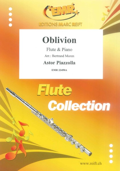 輸入　フルートソロ　オブリヴィオン(忘却)　Oblivion (Flute & Piano) /Astor Piazzolla