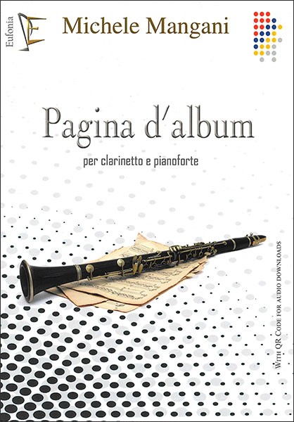 輸入　クラリネットソロ　アルバムの綴り　(Clarinet　&　Piano)　Pagina d’Album /Michele Mangani