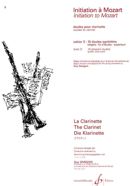 輸入　クラリネットソロ　モーツァルト入門　第3巻　Initiation A Mozart Volume 3 (Clarinet) /Wolfgang Amadeus Mozart