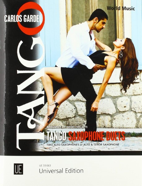輸入 サックスアンサンブル 2本のサックスのためのデュエット曲集 (AA or AT / AAスコア & Tパート譜) Tango Saxophone Duets /Carlos Gardel