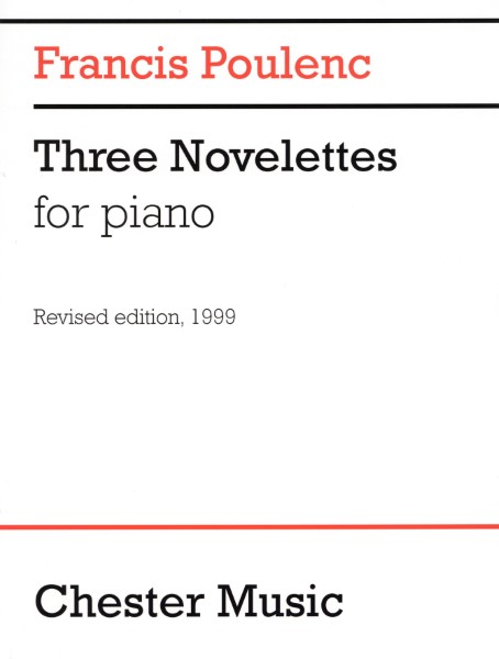 輸入　3つのノヴェレッテ　(ピアノソロ)　Three Novelettes for Piano /Francis Poulenc