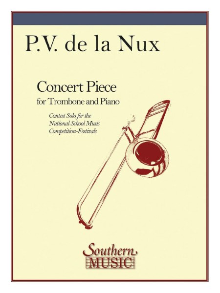 輸入　トロンボーンソロ　演奏会用小品　コンサート・ピース　(Trombone　&　Paino)　Concert Piece /Paul Veronge de La Nux