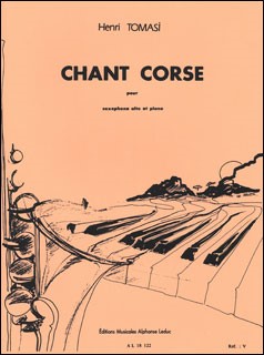 輸入　アルトサックスソロ　コルシカの歌　Chant Corse (Alto Saxophone & Piano) /Henri Tomasi