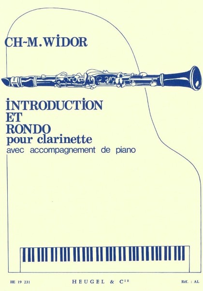 輸入　クラリネットソロ　序奏とロンド　Op.　72　(Clarinet　&　Piano)　Introduction et Rondo /Charles-Marie Widor