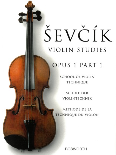 輸入　ヴァイオリン技巧教本　Op.　1　パート1　Sevcik Violin Studies  Opus 1 Part 1 /Otakar Sevcik