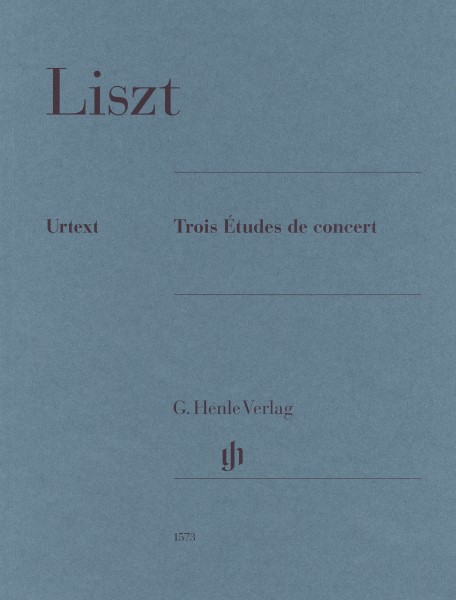 （１５７３）リスト　3つの演奏会用練習曲/改訂版/Jost編/Schneidt運指（原典版／ヘンレ社）Franz LISZT 3 Etudes de concert/Urtext(Revidierte)/Ed. Jost/Fing. Schneidt