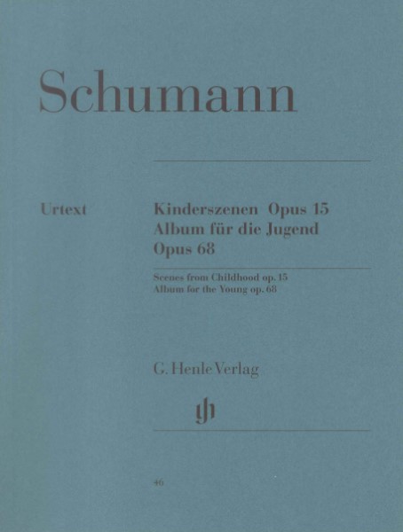 (46)シューマン　子供の情景/ユーゲント・アルバム　(原典版/ヘンレ社)