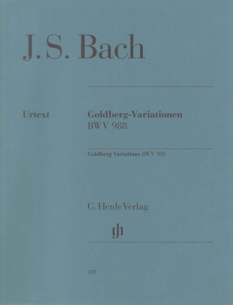(159)バッハ　ゴールドベルグ変奏曲　(原典版/ヘンレ社)JOHANN SEBASTIAN BACH Goldberg Variations BWV 988 Rudolf Steglich (E