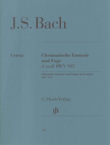 (163)バッハ　半音階的幻想曲とフーガ　(原典版/ヘンレ社)JOHANN SEBASTIAN BACH Chromatic Fantasy and Fugue d minor BWV 903