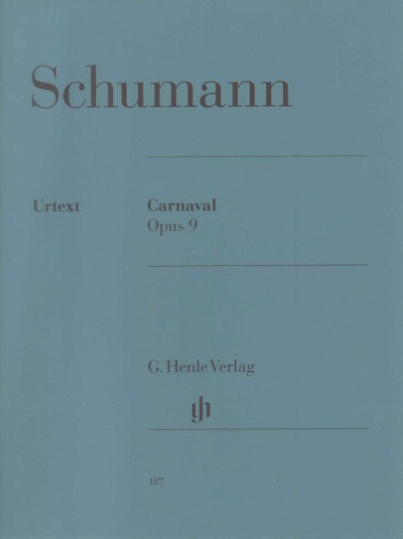 (187)シューマン　謝肉祭　(原典版/ヘンレ社)