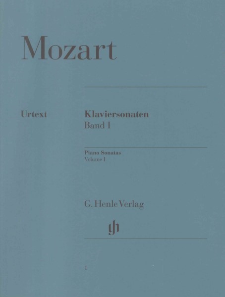 (1)モーツァルト　ピアノソナタ(1)　(原典版/ヘンレ社)WOLFGANG AMADEUS MOZART Piano Sonatas Volume I Ernst Herttrich (Edi