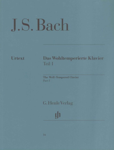 (14)バッハ　平均律クラヴィーア曲集(1)　(原典版/ヘンレ社)JOHANN SEBASTIAN BACH The Well-Tempered Clavier Part I BWV 846