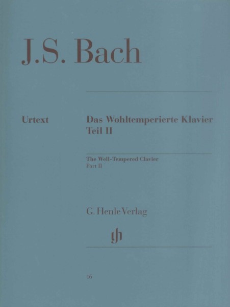 (16)バッハ　平均律クラヴィーア曲集(2)　(原典版/ヘンレ社) JOHANN SEBASTIAN BACH The Well-Tempered Clavier Part II BWV 8
