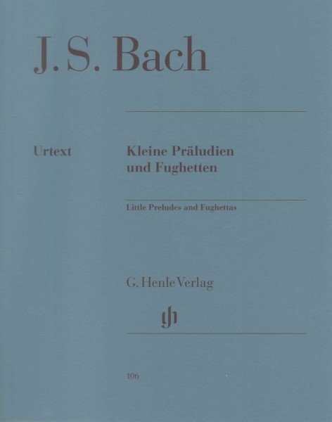 (106)バッハ　小プレリュードと小フーガ　(原典版/ヘンレ社)