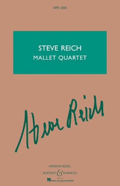 IEPE2048　輸入　マレット四重奏(スティーブ・ライヒ)(スコアのみ)(打楽器四重奏)【MalletQuartet】