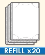 NN3　ノート・ノート【ルーズリーフタイプ専用リフィル20枚入】