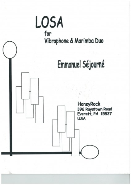 ＩＥＰＥ５６０　輸入　ロサ（エマニュエル・セジョルネ）（マリンバ+ビブラフォン）【Losa】