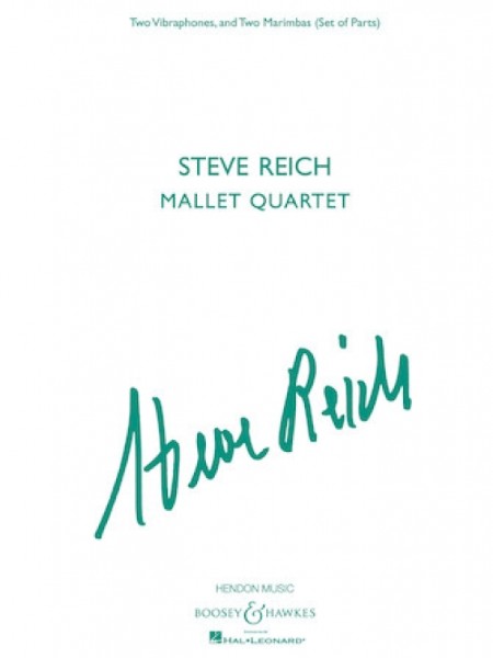 IEPE77　輸入　マレット四重奏曲(スティーヴ・ライヒ)(打楽器四重奏)(パート譜のみ)【MalletQuartet】