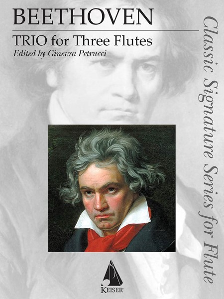 IEFL3013　輸入　3本のフルートのためのトリオ(ベートーヴェン)(フルート三重奏)【Trio for Three Flutes】