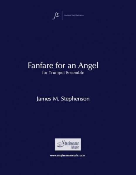 ＩＥＴＰ１１９８　輸入　天使のためのファンファーレ（ジェイムズ・スティーヴンソン）（トランペット四重奏）【Fanfare for an Angel】