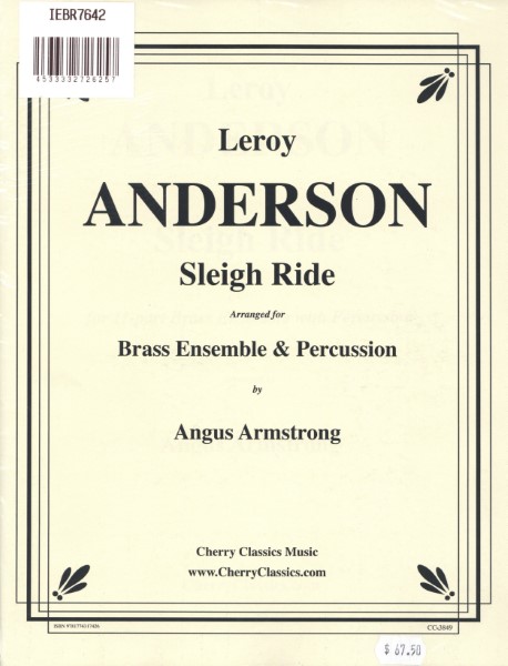 IEBR7642　輸入　そりすべり(ルロイ・アンダーソン)(金管