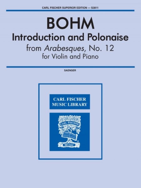 MSOVN1384　輸入　序奏とポロネーズ(カール・ベーム)(ヴァイオリン+ピアノ)【IntroductionandPolonaise】