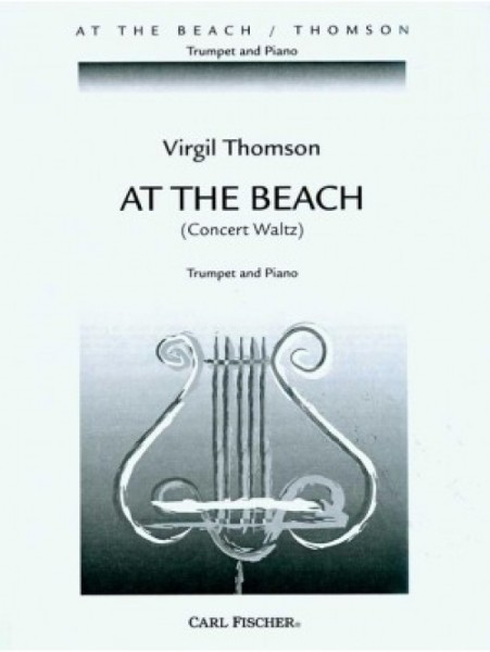 MSOTP1158　輸入　アット・ザ・ビーチ(ヴァージル・トムソン)(トランペット+ピアノ)【AtTheBeach】