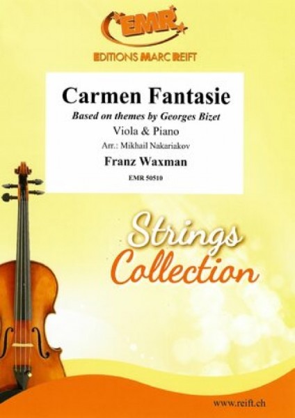 MSOVI2088　輸入　カルメン幻想曲(フランツ・ワックスマン)(ヴィオラ+ピアノ)【Carmen Fantasie Based on themes by Georges Bizet】