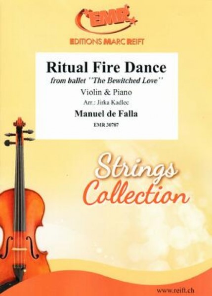 MSOVN1847 輸入 火祭りの踊り(マヌエル・デ・ファリャ) (ヴァイオリン+ピアノ)【Ritual Fire Dance from ballet The Bewitched Love】