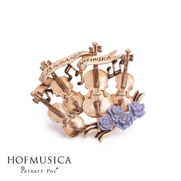 HOFMUSICA　カルテット　ブローチ