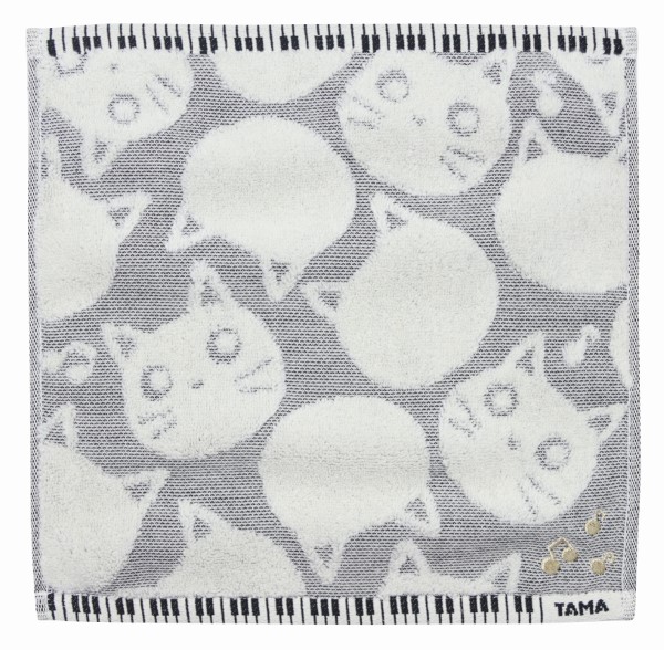 NF2115-02　モノたまタオルハンカチ　クリーム