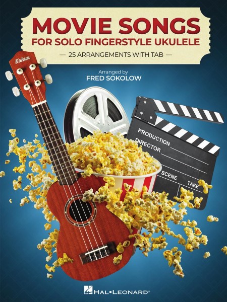 ＧＴＰ８１２　輸入　フィンガースタイル・ウクレレのための映画音楽集（２５曲収録）《輸入ウクレレ楽譜》
