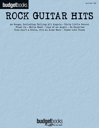 ＧＴＰ８２７　輸入　ロック・ギター・ヒット曲集（ヘラ・グッド、タイムズ・ライク・ディーズ他全４４曲）（ＴＡＢ譜）【バジェット・ブックス保存版シリーズ】《輸入ギター楽譜》