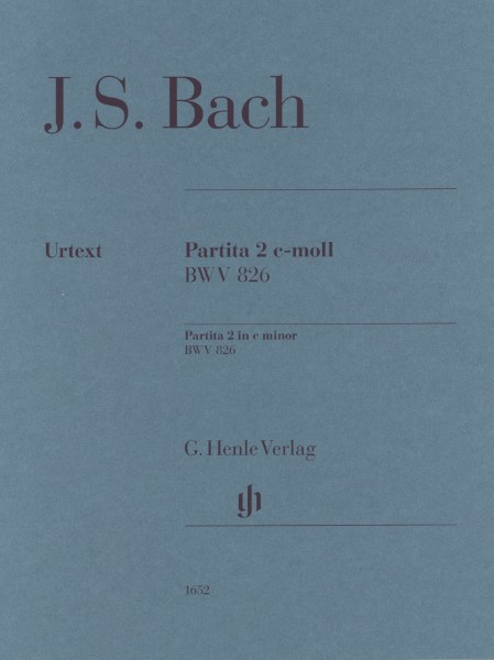 ＰＮＣ４１１０ 輸入 バッハ／パルティータ 第２番 ハ短調 ＢＷＶ ８２６ （運指付き）《輸入ピアノ楽譜》