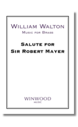 ＡＢ６３７　輸入　ウォルトン／サー・ロバート・マイヤーの１００歳の誕生日のための挨拶【金管クワイヤー】《輸入金管アンサンブル》