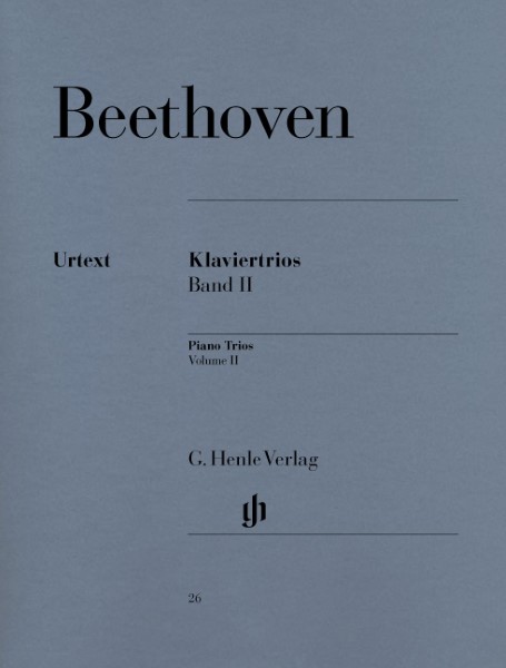 ＳＥＢ９８　輸入　ベートーヴェン／ピアノ三重奏曲集　第２巻《輸入三重奏楽譜》