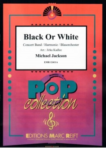 ＵＰ１２７２　《吹奏楽譜》ブラック・オア・ホワイト（マイケル・ジャクソン）【輸入】