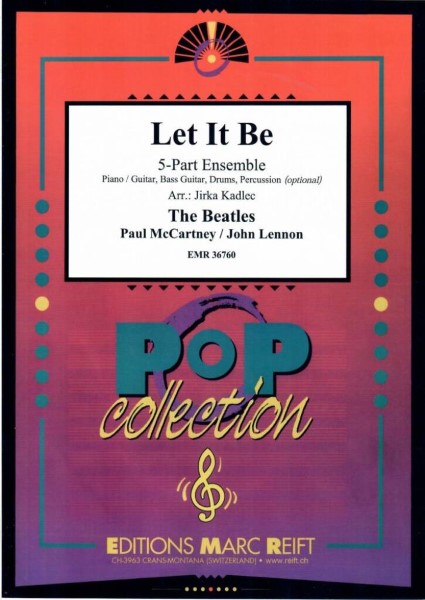 UFB155　輸入　《フレックス吹奏楽譜》レット・イット・ビー(ビートルズ)【輸入】