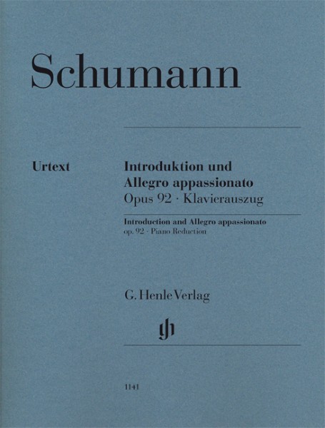 ＰＮＣ４３９５　輸入　シューマン／序奏とアレグロ・アパッショナート　ト長調　作品９２　（ピアノ・リダクション）《輸入ピアノ楽譜