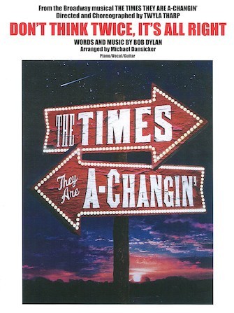 ＰＮＰ６９２５　輸入　ボブ・デュラン・ドント・シィンク・トゥワイス・イッツ・オールライト《輸入ピアノ楽譜》