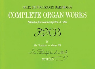 ＫＹＯ２６１　輸入　フェリックス・メンデルスゾーン・オルガン作品全集　・第４巻《輸入オルガン楽譜》