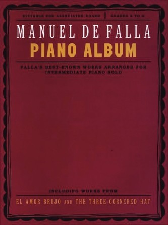 PNC4554　輸入　マヌエル・デ・ファリャ/ピアノ・アルバム曲集《輸入ピアノ楽譜》